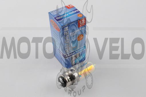 Лампа P15D-25-3 (3 уса) 12V 18W/18W (хамелеон розовый) BEST (mod:A)