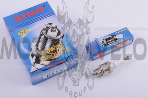 Свеча E6TC M14*1,25 12,7mm (2T скутеры 50-125сс) SINO 1818