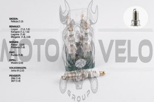 Свеча авто FR6X M14*1,25 19,0mm IRIDIUM (под ключ 16) (смерч, уп. кристалл) INT