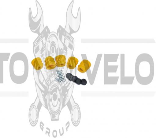 Демпферные резинки б/п   для Goodluck GL5200   (5шт)   (желтые, полный комплект)   EVO