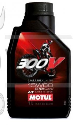 Масло   4T, 1л   (синтетика, 15W-60, 300V, FACTORY LINE OFF ROAD)   MOTUL   (#104137)