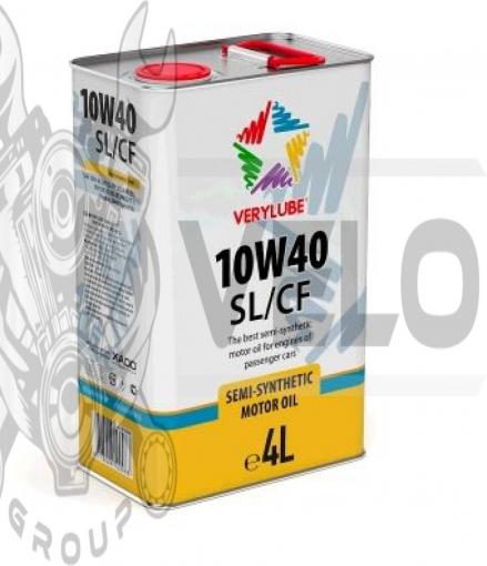 Масло   4T, 4л   (полусинтетика, 10W-40 SL/CF)   VERYLUBE   (20268)   (#ХАДО)