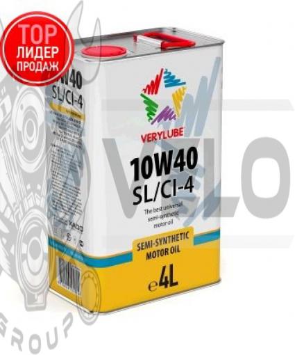 Масло   4T, 4л   (полусинтетика, 10W-40 SL/CI-4)   VERYLUBE   (20264)   (#ХАДО)