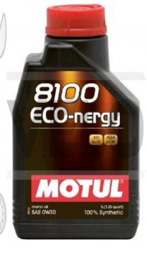 Масло автомобильное, 1л   (синтетика, 0W-30, 8100 ECO-NERG)   MOTUL   (#102793)