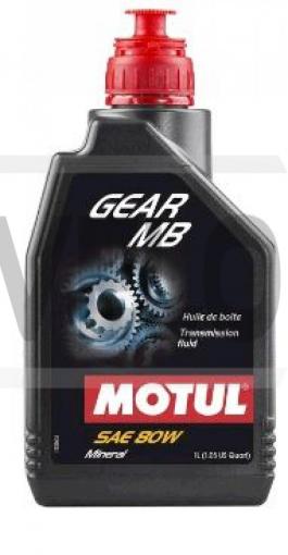 Масло трансмиссионное, 1л   (SAE 80, GEAR MB) (выдерживает сверхдавление)   MOTUL   (#105780)