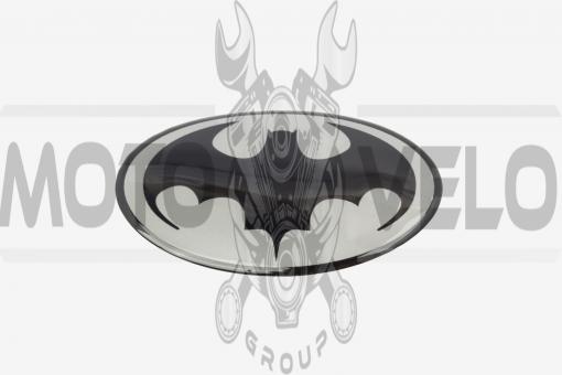 Наклейка   логотип   BATMAN   (9,5x7см, силикон)   (#SEA)