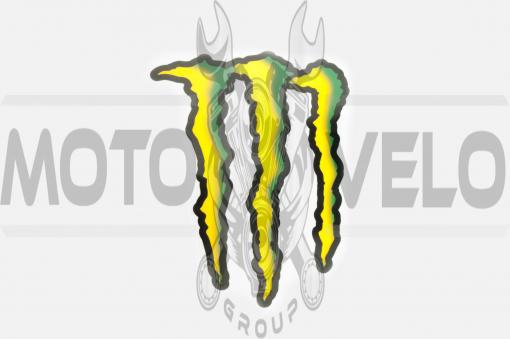 Наклейка   логотип   MONSTER ENERGY   (27х18см)   (#7312A)