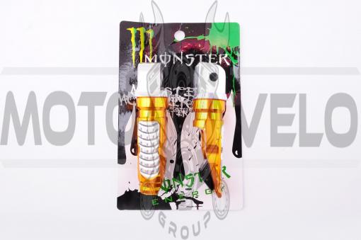 Подножки пассажирские   (mod:1, желтые)   MONSTER ENERGY