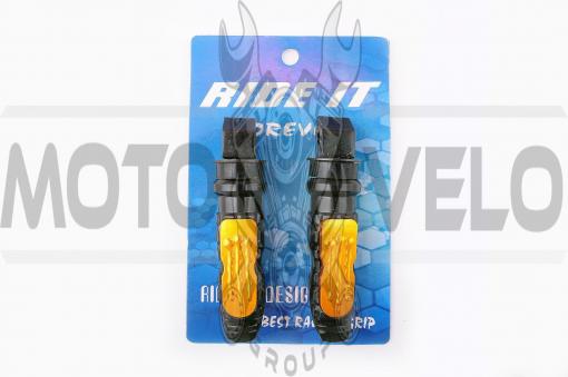 Подножки пассажирские   (mod:monster energy)   (желтые)   RIDE IT
