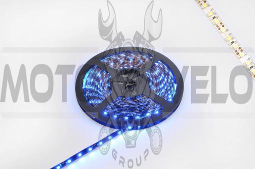 Лента светодиодная SMD 3528 (синяя, влагостойкая, 60 крист/1м, бухта 5м)
