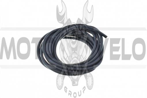Шланг топливный Ø4mm 5m   (черный, силикон)   MZK
