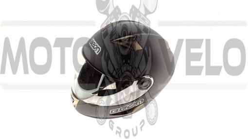 Шлем-интеграл   (mod:B-500) (size:M, черно-коричневый)   BEON