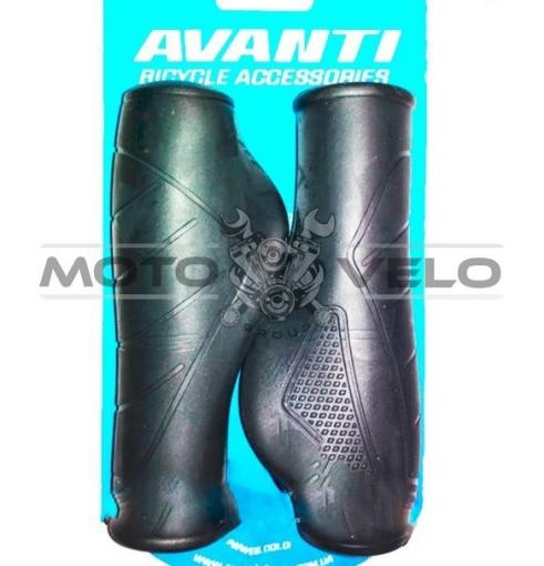 Грипсы велосипедные,анатомические 'AVANTI GR-150' (125mm) цвет:черный