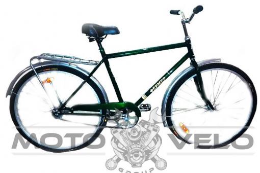 Велосипед дорожный "Фермер" -28-мужская рама (зеленый/синий)