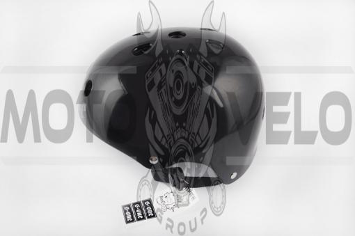 Шлем райдера (size:L, черный) (США) S-ONE