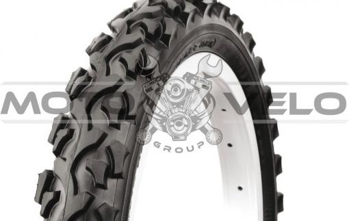 Покрышка велосипедная без камеры 14x1.75 (47-254) "Deli Tire" S-186 (антипрокольная)