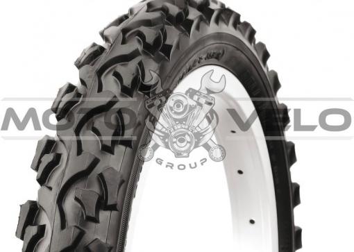 Покрышка велосипедная без камеры 16x1.75 (47-305) "Deli Tire" S-186 (red/blue line)