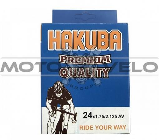 Камера велосипедная 24x1.95/2.125 AV "Hakuba"( полиэтиленовая упаковка)
