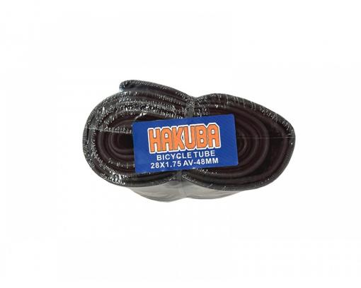 Камера велосипедная 28x1.75 AV48mm "Hakuba"( полиэтиленовая упаковка)