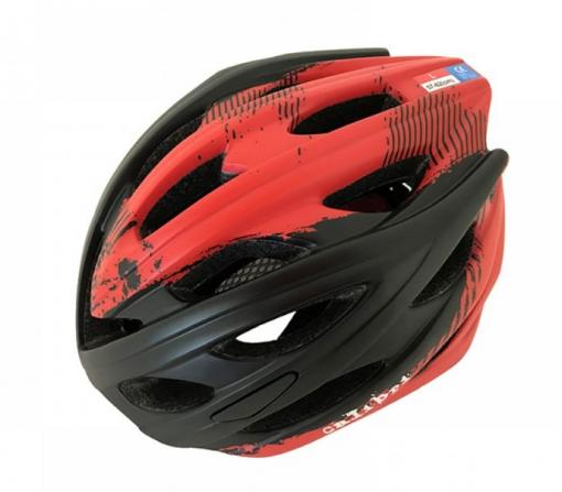 Шлем 'Calibri' FSK-450, цвет:черный+красный