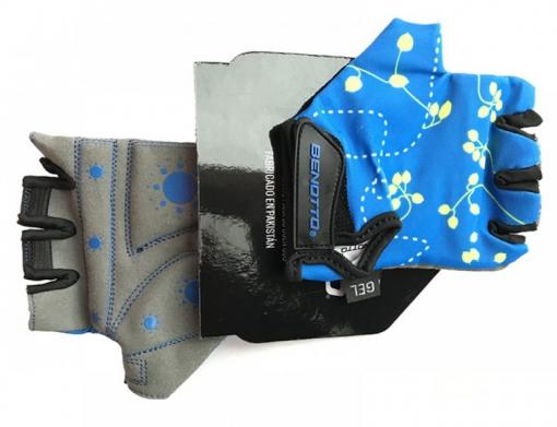 Перчатки детские открытые Benotto LCL-K6596(Blue/Grey)