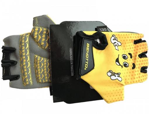 Перчатки детские открытые Benotto LCL-K65111 (Yellow)