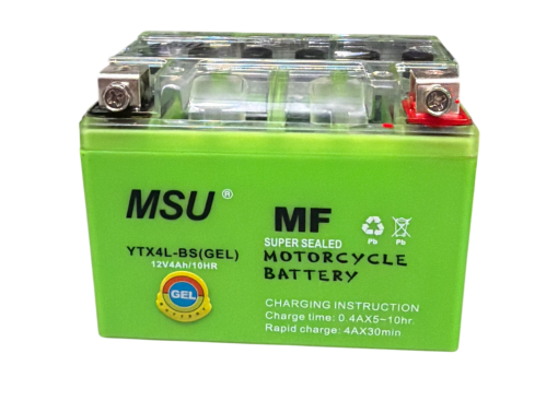 АКБ YTX4L-BS MSU (GEL) зеленый 113*70*87