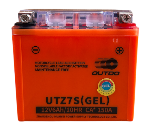 АКБ UTZ7S МОТО (GEL) оранжевый OUTDO 113*70*106