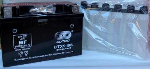 АКБ UTX9A-BS черный заливной OUTDO 150x85x107