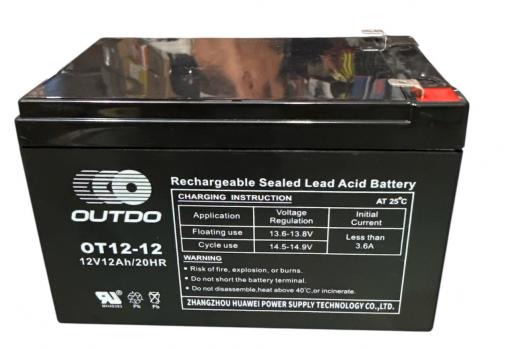 АКБ 12V12A OT12-12 тяговый 150x98x94 OUTDO
