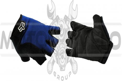 Перчатки без пальцев GLOVE (mod:Freeride, size:M, синие) FOX