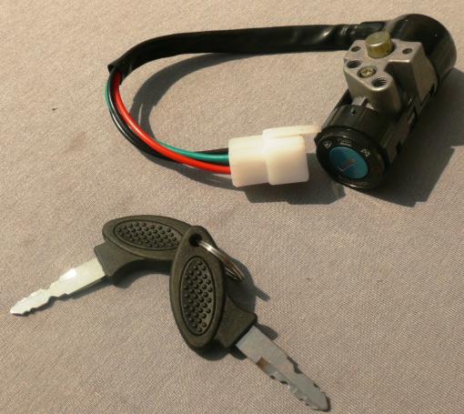 Замок зажигания голый LEAD-90 4 провода, ТАКТ, АКТИВ