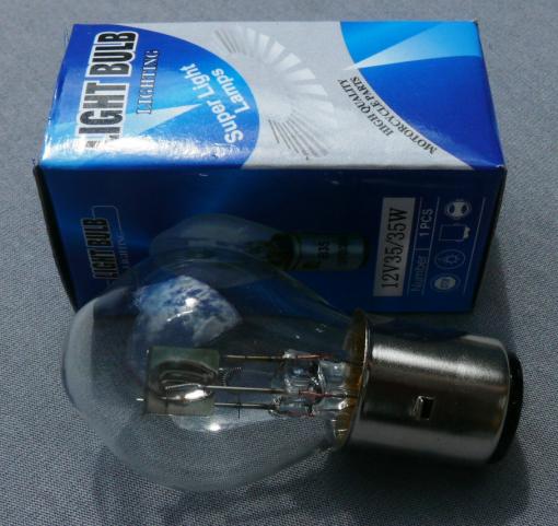 Лампа фары B-35 слива 12V25/25
