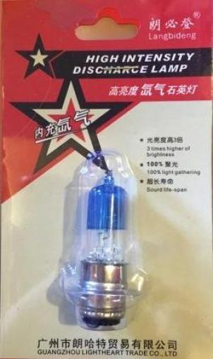Лампа фары 12V35/35W (1 ус синяя блистер)