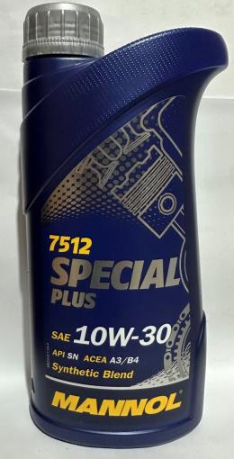 Масло 7512 Mannol 4т 10w-30 1л SPECIAL PLUS для ГЕНЕРАТОРА МОТОБЛОКА ГАЗАНОКОСИЛОК