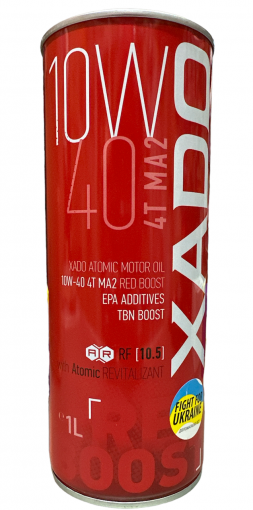 Масло ХАДО 4Т (синтетика) 10W40 1л RED BOOST