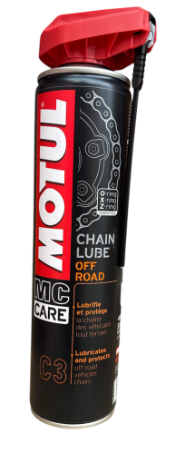 Спрей MOTUL C-3 смазка цепи сверхводостойкая грязеотталкивающая "РАЛЛИ" 400 мл