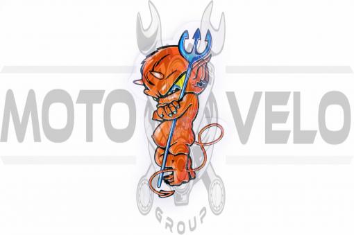 Наклейка декор DEVIL BOY (7x12см) (#5953)