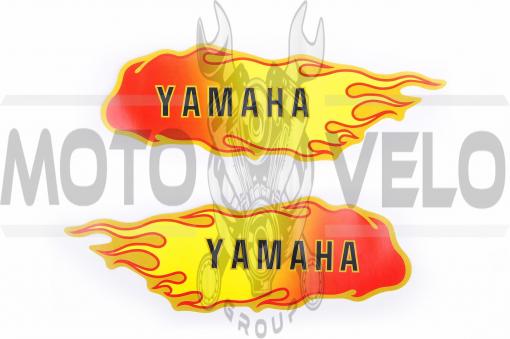 Наклейка декор, пламя YMH (19x5см) (#0332C)