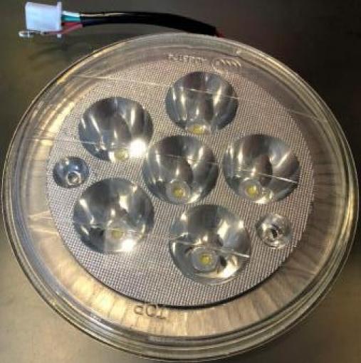 Фара LED(вставка в фару) ИЖ, МТ круглая 6 диод