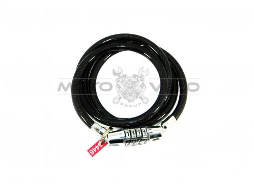 Замок велосипедный кодовый 8mm-1000mm (mod:519)
