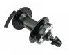 Втулка передняя алюминиевая под эксцентрик на промподшипнике ( Disc-Brake 6 болтов) Black 36H
