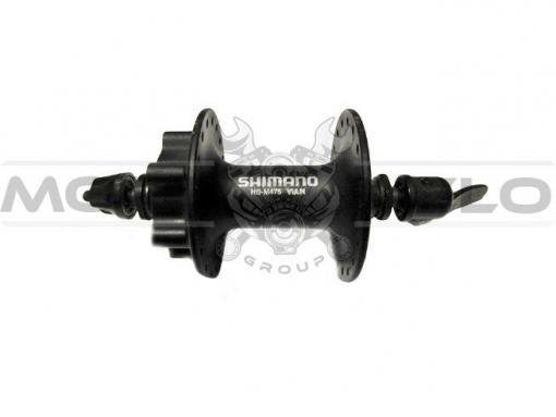 Втулка переднего колеса под диск с эксцентриком "Shimano" (mod:М 475) (#MD)