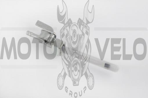 Кран топливный Alpha (гайка Ø14mm, штуцер 180*) JS