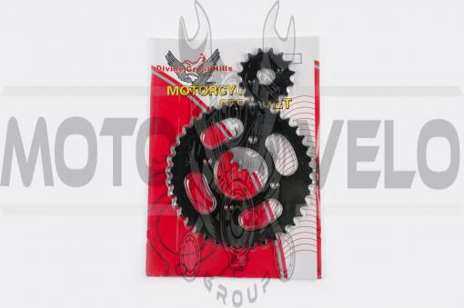 Звезды трансмиссии (пара) Zongshen ZS125J 420-15T + 420-39T DGH