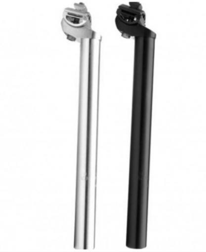 Глагол алюминиевый под седло,с замком (d-25,4mm,L-400mm), цвет:черный