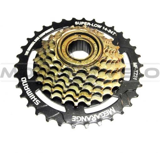 Трещотка задняя "SHIMANO MEGARANGE" (7зв.) 