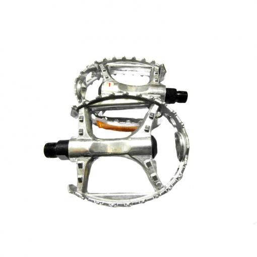 Педали велосипедные алюминиевые, mod:FPD-894 цвет: серебристый (пара)