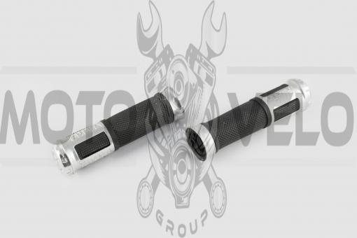 Ручки руля с алюм. отбойником (серебро) (mod:Yamaha) GJCT